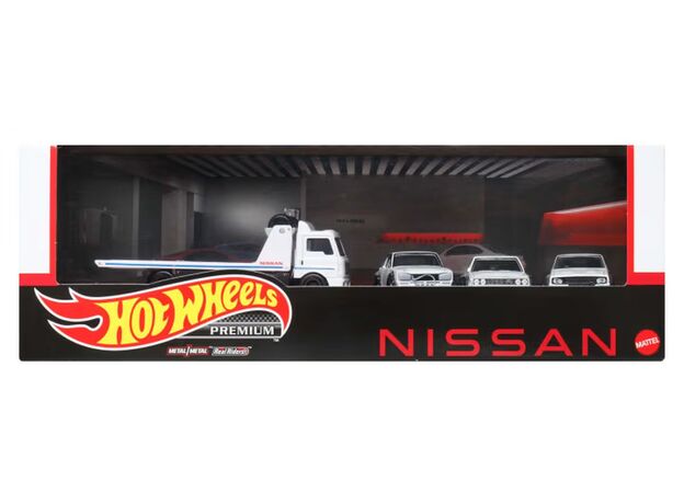 پک 3 تایی ماشین های Premium به همراه کامیون Hot Wheels مدل Nissan, image 