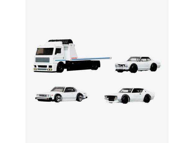 پک 3 تایی ماشین های Premium به همراه کامیون Hot Wheels مدل Nissan, image 2