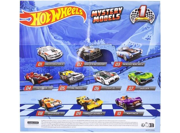پک تکی شانسی ماشین Hot Wheels سری Mystery Models, image 2