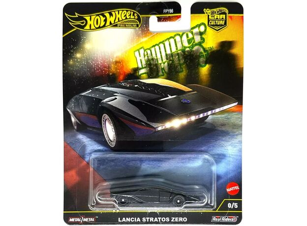 پک تکی ماشین Hot Wheels سری Car Culture مدل Lancia Stratos Zero مشکی, image 