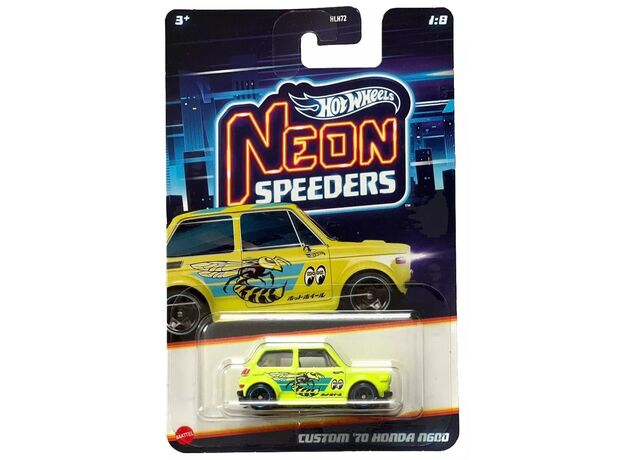پک تکی ماشین Hot Wheels Premium سری Neon Speeders مدل Custom 70 Honda N600, image 