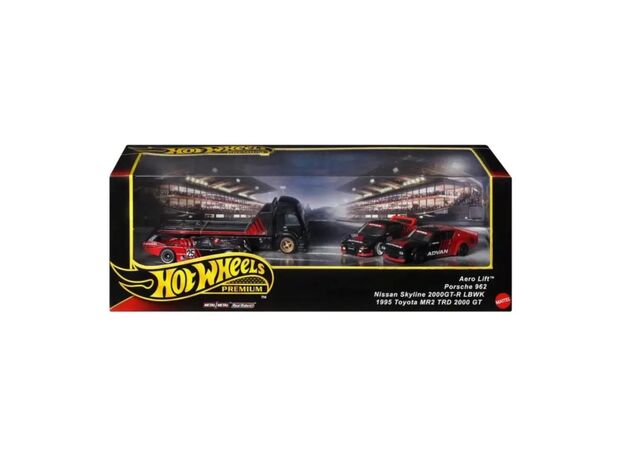 پک 3 تایی ماشین های Premium به همراه کامیون Hot Wheels مدل Advan, image 