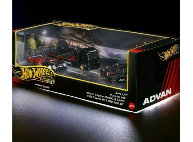 پک 3 تایی ماشین های Premium به همراه کامیون Hot Wheels مدل Advan, image 2