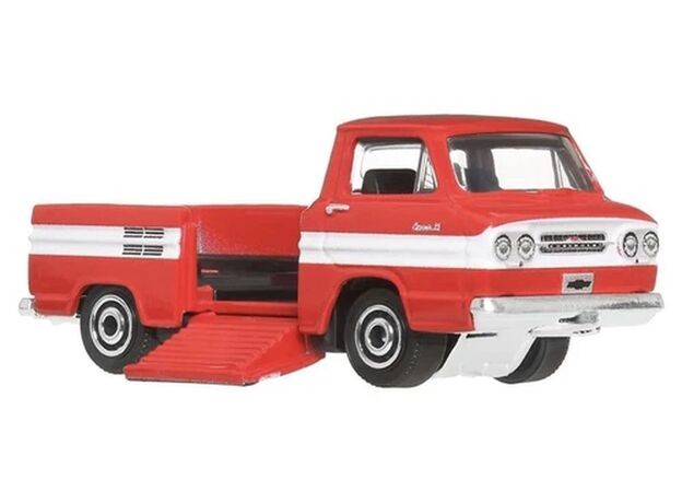 پک تکی ماشین Match Box سری Moving parts مدل 1961 Chevy Corvair Rampside Pickup, تنوع: FWD28 - Chevy Corvair, image 3 پک تکی ماشین Match Box سری Moving parts مدل 1961 Chevy Corvair Rampside Pickup, تنوع: FWD28 - Chevy Corvair, image 3