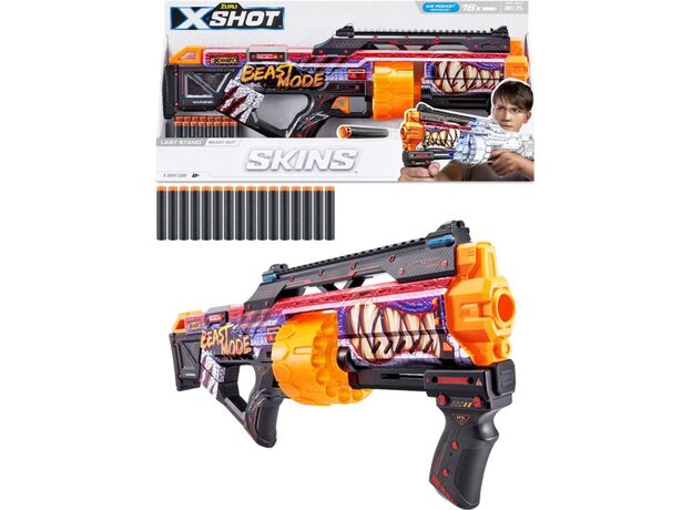 تفنگ ایکس شات X-Shot سری Skins مدل Last Stand Beast Out, تنوع: 36518-Beast Out, image 