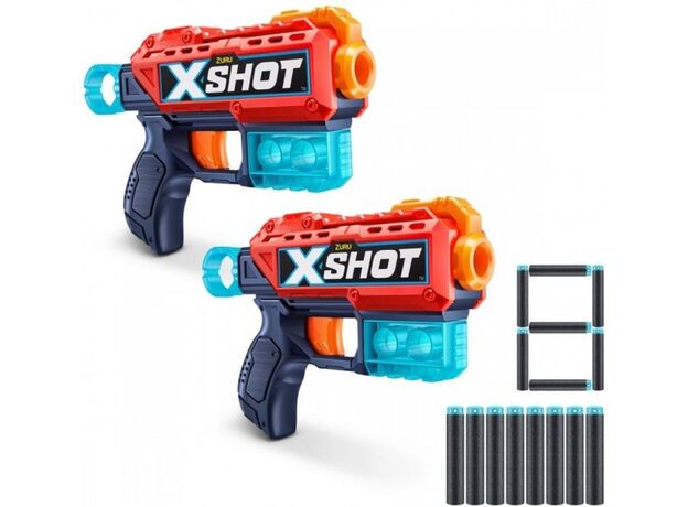 تفنگ دوقلو ایکس شات X-Shot مدل Kickback, image 4