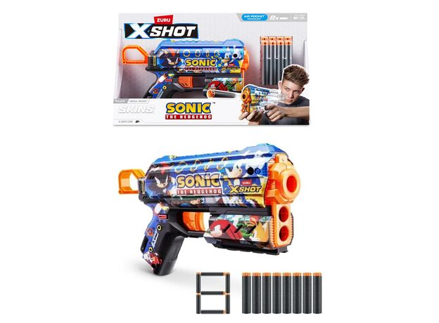 تفنگ ایکس شات X-Shot سری Skins مدل Flux Mega Sonic, image 