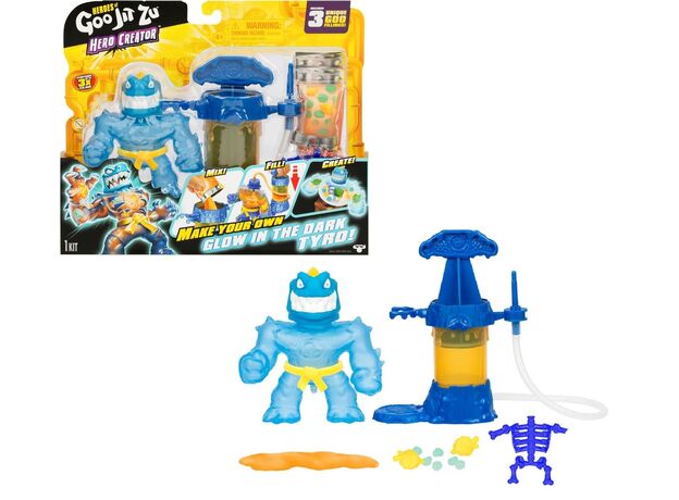 کیت ساخت عروسک فشاری گو جیت زو Goo Jit Zu سری Hero Creator مدل Tyro, تنوع: 42992 - Tyro, image 