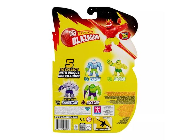 عروسک فشاری گو جیت زو Goo Jit Zu سری Meteor Madness مدل Blazagon, تنوع: 43014 - Blazagon, image 10