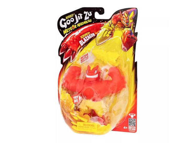 عروسک فشاری گو جیت زو Goo Jit Zu سری Meteor Madness مدل Blazagon, تنوع: 43014 - Blazagon, image 11