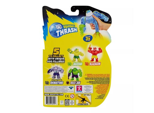عروسک فشاری گو جیت زو Goo Jit Zu سری Meteor Madness مدل Thrash, تنوع: 43015 - Thrash, image 9