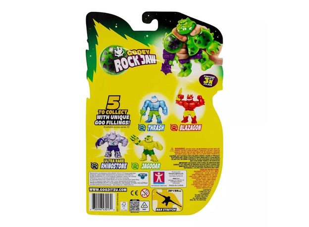 عروسک فشاری گو جیت زو Goo Jit Zu سری Meteor Madness مدل Rock Jaw, تنوع: 43017 - Rock jaw, image 10