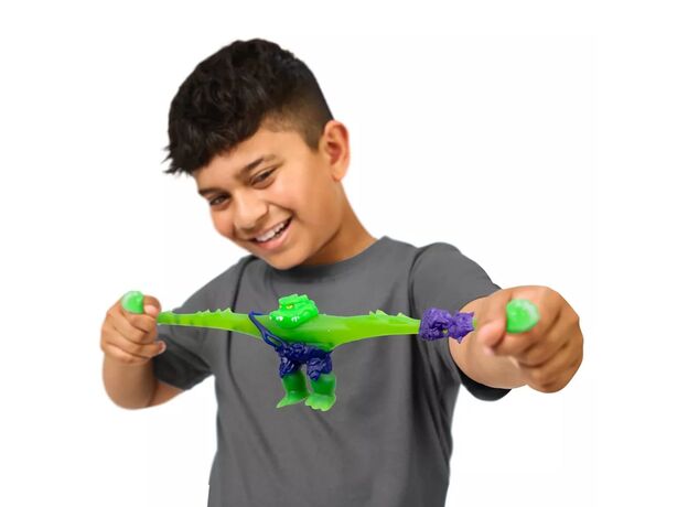 عروسک فشاری گو جیت زو Goo Jit Zu سری Meteor Madness مدل Rock Jaw, تنوع: 43017 - Rock jaw, image 3