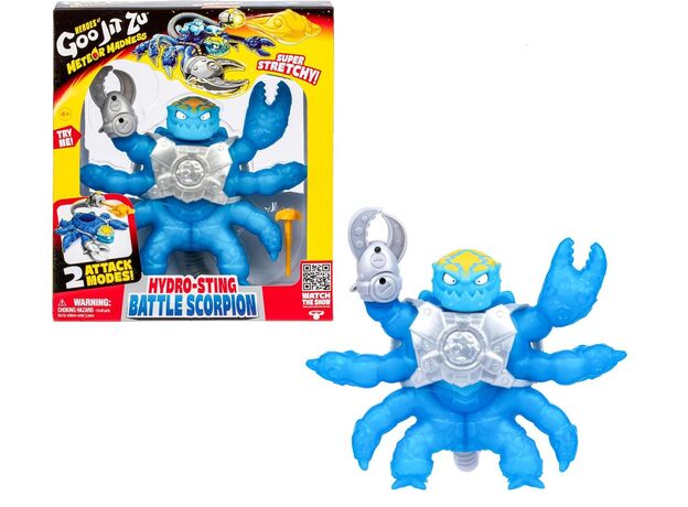 عروسک فشاری گو جیت زو Goo Jit Zu سری Meteor Madness مدلHydro-Sting Battle Scorpion, image 