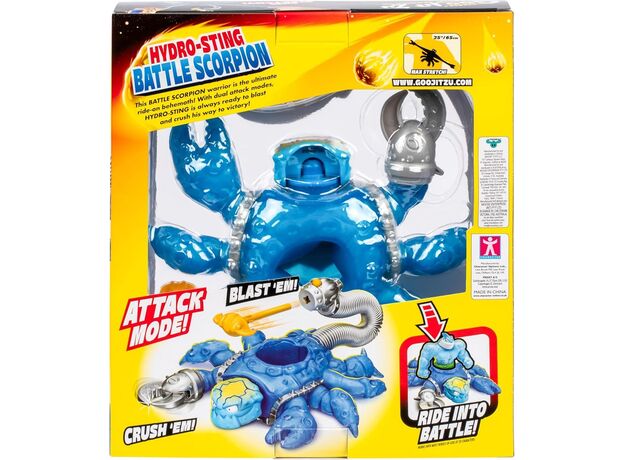 عروسک فشاری گو جیت زو Goo Jit Zu سری Meteor Madness مدلHydro-Sting Battle Scorpion, image 8