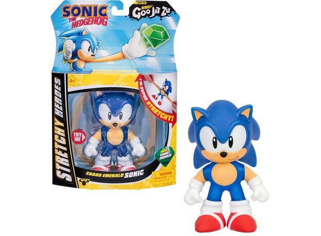 عروسک فشاری گو جیت زو Goo Jit Zu مدل Sonic The Hedgehog, image 
