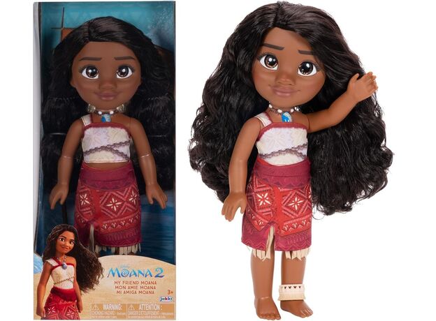 عروسک 35 سانتی پرنسس موانا با چشمان درخشان Disney Princess, image 