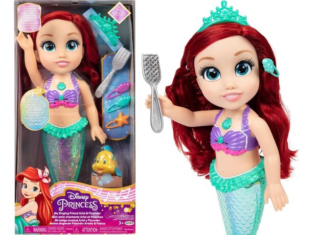 عروسک 35 سانتی پرنسس اریل موزیکال Disney Princess, image 