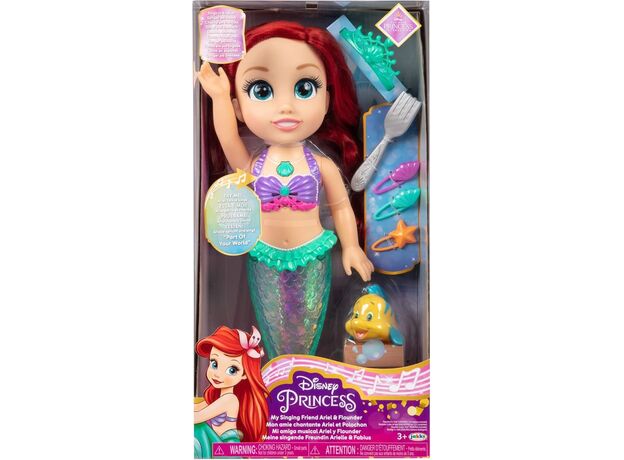 عروسک 35 سانتی پرنسس اریل موزیکال Disney Princess, image 12
