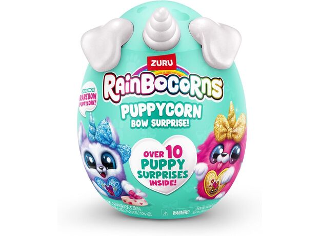 عروسک سورپرایزی رینبوکورنز RainBocoRns سری Puppycorn Bow Surprise با شاخ نقره ای, تنوع: 9269 - Silver, image 2