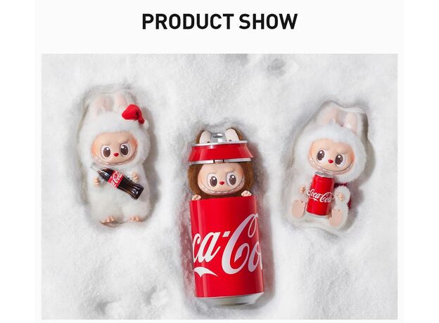 عروسک اورجینال لبوبو Labubu مدل Coca Cola Version, image 