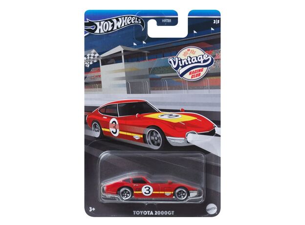پک تکی ماشین‌ Hot wheels سری Vintage Racing Club مدل Toyota 2000GT, تنوع: HRT81-Toyota, image 
