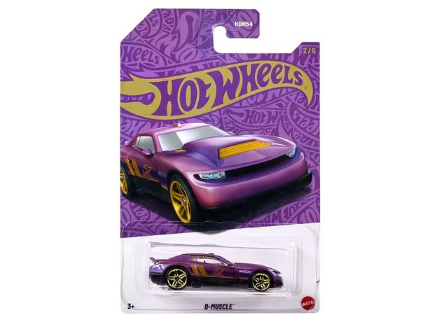 پک تکی ماشین Hot Wheels سری Chrome مدل D-Muscle, تنوع: HDH54-Muscle, image 