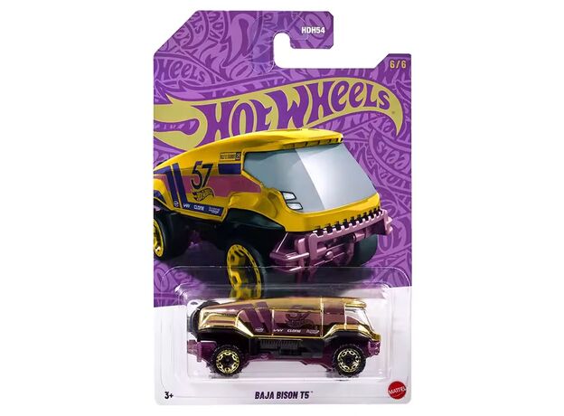 پک تکی ماشین Hot Wheels سری Chrome مدل Baja Bison T5, تنوع: HDH54-Baja Bison, image 
