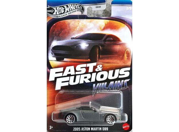 پک تکی ماشین Hot Wheels Premium سری Fast and Furious مدل 2005 Aston Martin DB9, تنوع: HNR88-Aston Martin, image 