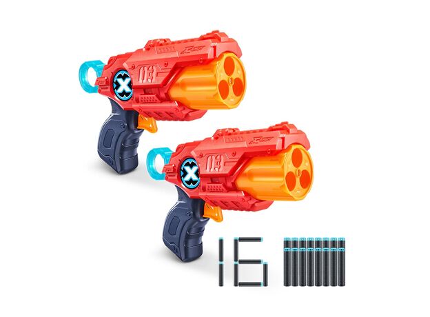 تفنگ دو قلو ایکس شات X-Shot مدل MK3 قرمز, image 5