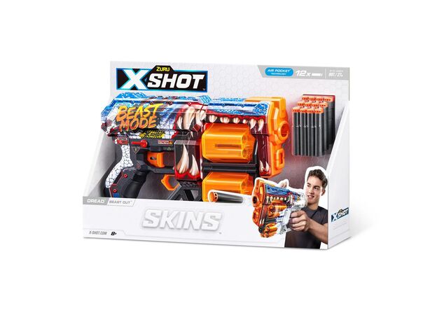 تفنگ ایکس شات X-Shot سری Skins مدل Dread Beast Out, تنوع: 36517-Beast Out, image 6