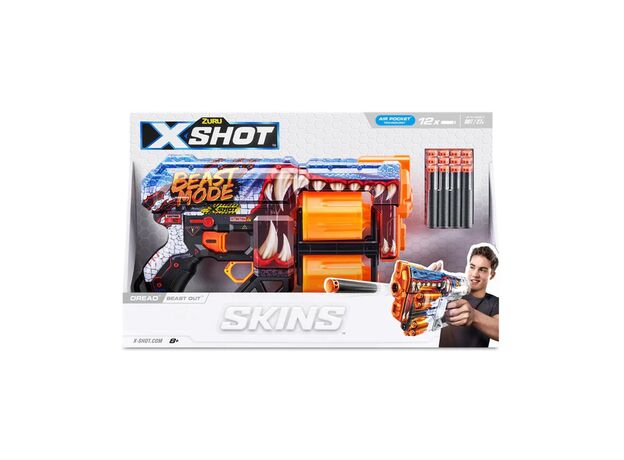 تفنگ ایکس شات X-Shot سری Skins مدل Dread Beast Out, تنوع: 36517-Beast Out, image 5
