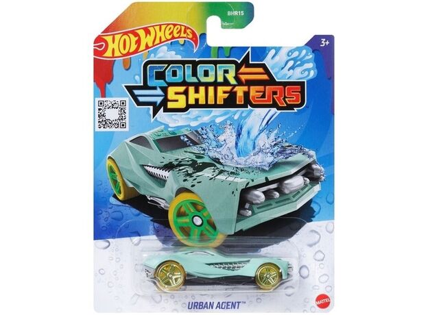 ماشین تغییر رنگ دهنده Hot Wheels سری Colour Shifters مدل Urban Agent, image 