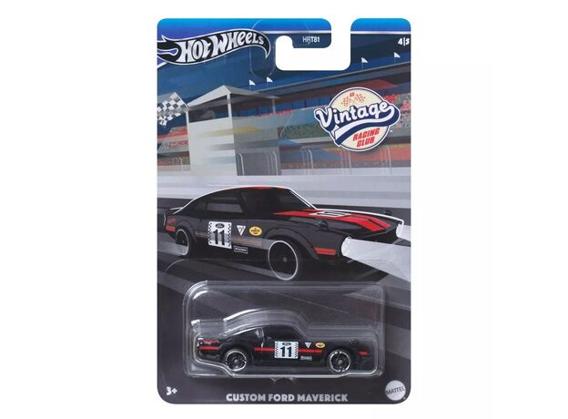 پک تکی ماشین‌ Hot wheels سری Vintage Racing Club مدل Custom Ford Maverick, تنوع: HRT81-Maverick, image 
