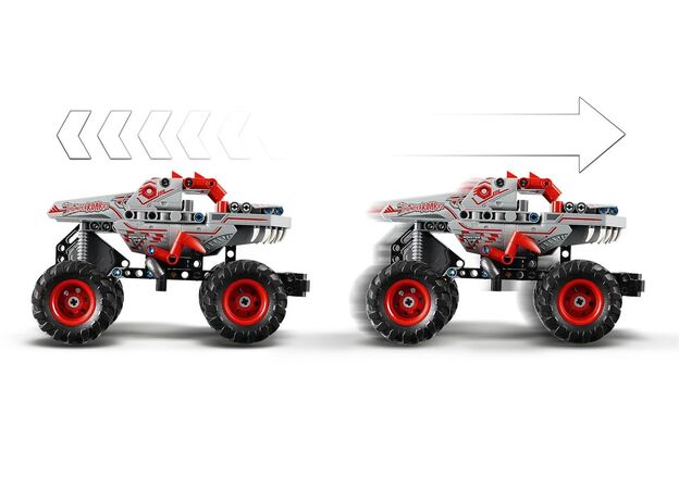 لگو تکنیک مدل ماشین مسابقه‌ ای تاندرروروس Monster Jam با عقب کش (42200), image 7