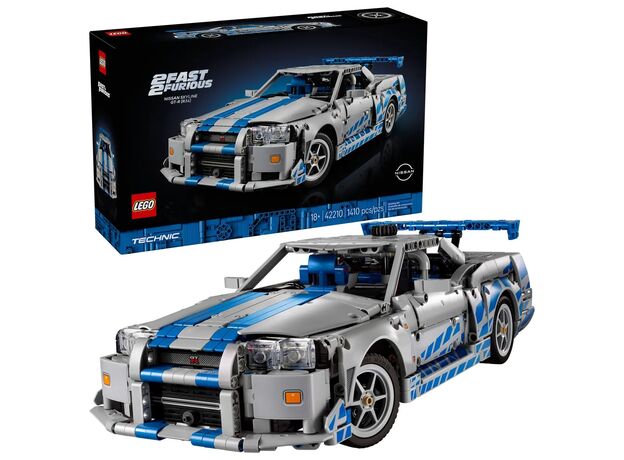 لگو تکنیک مدل تویوتا نیسان اسکای ‌لاین GT-R (R34) سریع و خشن 2 (42210), image 