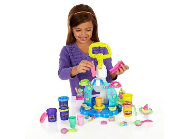 ست خمیربازی دستگاه بستنی سازی Play Doh, image 4