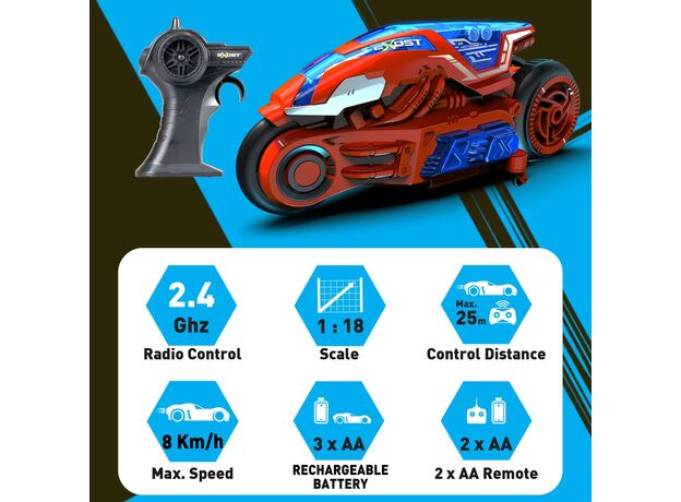 موتور کنترلی Exost Motodrift X در مقیاس 1:18 SilverLit, image 10