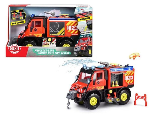 ماشین آتشنشانی 50 سانتی مرسدس بنز Unimog U530 Dickie Toys, image 
