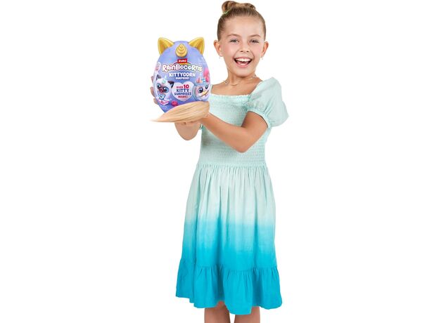 عروسک سورپرایزی رینبوکورنز RainBocoRns سری Kittycorn با دم صورتی, تنوع: 92116-Pink, image 4