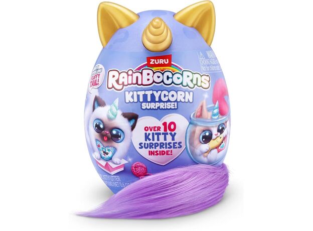 عروسک سورپرایزی رینبوکورنز RainBocoRns سری Kittycorn  با دم بنفش, تنوع: 92116-Purple, image 7