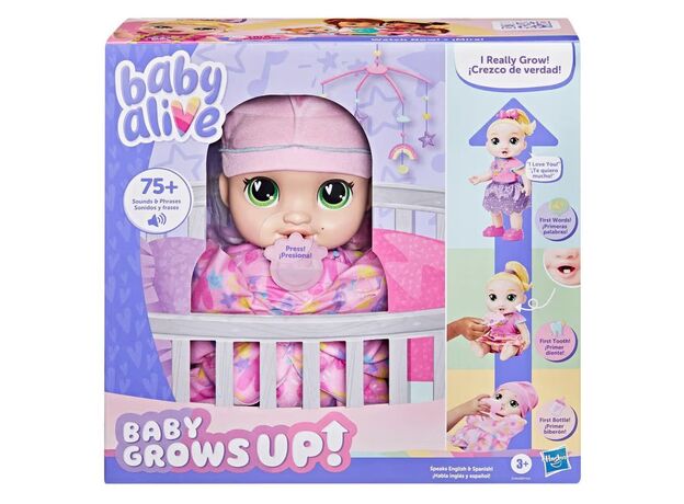 عروسک تعاملی بیبی الایو LaLa GooGoo مدل Baby Grows, image 10