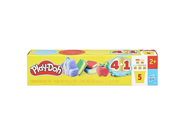 پک 5 تایی خمیربازی Play Doh مدل بازگشت به مدرسه, image 3