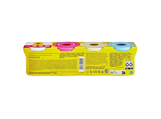 پک 4 تایی خمیربازی Play Doh با تکه های کاغذ رنگی, image 7