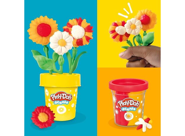 ست خمیربازی گل آفتابگردان و بابونه Play Doh, تنوع: G2479-Sunflowers, image 2