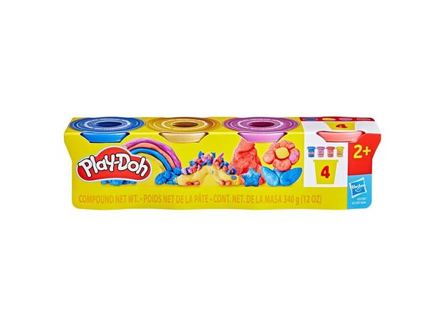 پک 4 تایی خمیربازی Play Doh مدل متالیک درخشان, image 7
