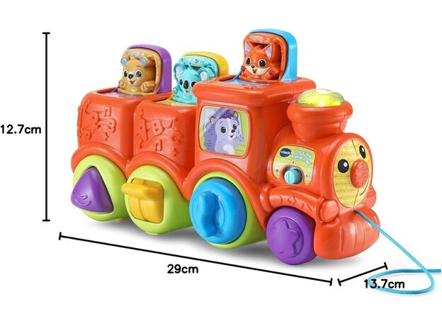 قطار موزیکال Vtech مدل Pop and Sing Animal Train, image 6 قطار موزیکال Vtech مدل Pop and Sing Animal Train, image 6