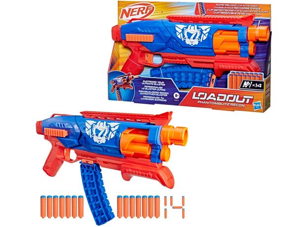 تفنگ نرف Nerf مدل N Series Loadout Phantomblitz Recon, تنوع: G3372-Phantomblitz, image 