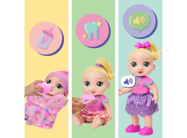 عروسک تعاملی بیبی الایو LaLa GooGoo مدل Baby Grows, image 6