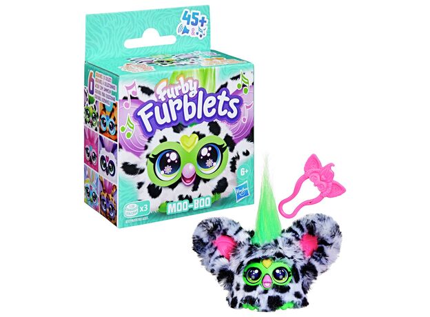 عروسک پولیشی رباتیک فربی کوچولو Furblets Furby مدل MOO-BOO, تنوع: G1779-MOO-BOO, image 